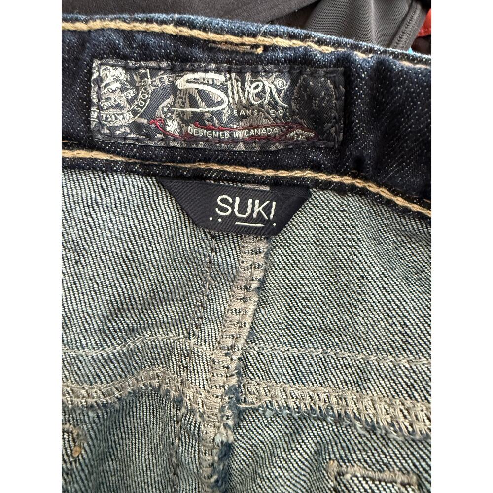 Silver Jeans Co Suki Mid Bermuda Denim Shorts, Size 16 - Picture 4 of 6